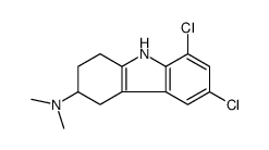 6,8-dichloro-N,N-dimethyl-2,3,4,9-tetrahydro-1H-carbazol-3-amine Structure