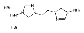 1-[2-(4-amino-1,5-dihydro-1,2,4-triazol-1-ium-1-yl)ethyl]-1,5-dihydro-1,2,4-triazol-1-ium-4-amine,dibromide结构式