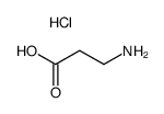 3-aminopropionic acid hydrochloride结构式