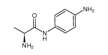 L-alanine amide of p-phenylenediamine Structure