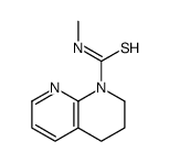 N-methyl-3,4-dihydro-2H-1,8-naphthyridine-1-carbothioamide Structure