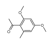 2,4-dimethoxy-6-methylacetophenone结构式