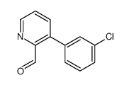 3-(3-chlorophenyl)pyridine-2-carbaldehyde Structure