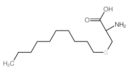 Cysteine,S-decyl- structure