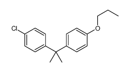 1-chloro-4-[2-(4-propoxyphenyl)propan-2-yl]benzene Structure