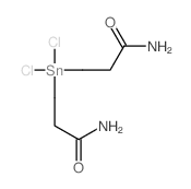 3-(2-carbamoylethyl-dichloro-stannyl)propanamide Structure