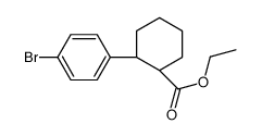 ethyl (1R,2R)-2-(4-bromophenyl)cyclohexane-1-carboxylate结构式