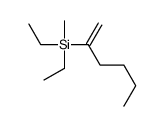 diethyl-hex-1-en-2-yl-methylsilane Structure