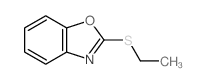 Benzoxazole, 2-(ethylthio)-结构式