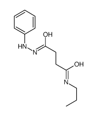 4-oxo-4-(2-phenylhydrazinyl)-N-propylbutanamide Structure