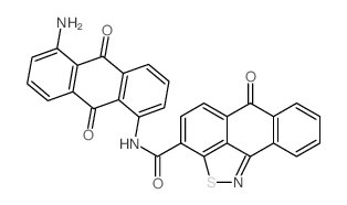 N-(5-Amino-9,10-dioxo-9,10-dihydroanthracen-1-yl)-6-oxo-6H-anthra(9,1-cd)isothiazole-3-carboxamide picture