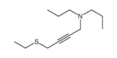 4-ethylsulfanyl-N,N-dipropylbut-2-yn-1-amine结构式
