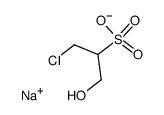 chlorohydrinsulfonic acid sodium salt Structure