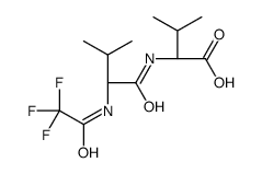 (2S)-3-methyl-2-[[(2S)-3-methyl-2-[(2,2,2-trifluoroacetyl)amino]butanoyl]amino]butanoic acid结构式