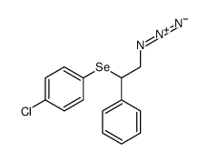 1-(2-azido-1-phenylethyl)selanyl-4-chlorobenzene结构式
