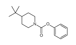 phenyl 4-tert-butylpiperidine-1-carboxylate Structure