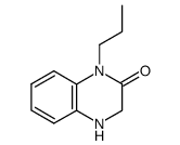 1-propyl-3,4-dihydro-1H-quinoxalin-2-one Structure