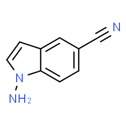 1-amino-5-cyanoindole Structure
