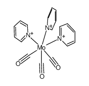 Mo(pyridine)3(CO)3 Structure