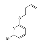 2-bromo-6-but-3-enylsulfanylpyridine结构式