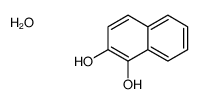 naphthalene-1,2-diol,hydrate结构式