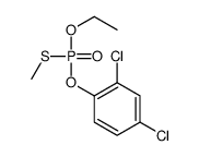 2,4-dichloro-1-[ethoxy(methylsulfanyl)phosphoryl]oxybenzene结构式