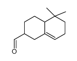 octahydro-5,5-dimethyl naphthalene-2-carbaldehyde Structure