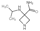 3-Azetidinecarboxamide,3-[(1-methylethyl)amino]-(9CI) Structure