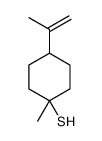 1-methyl-4-(1-methylvinyl)cyclohexanethiol structure