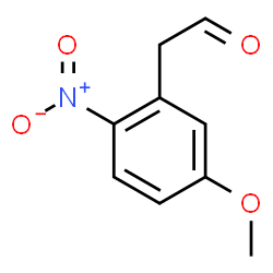 Benzeneacetaldehyde, 5-methoxy-2-nitro- Structure