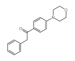 Ethanone,1-[4-(4-morpholinyl)phenyl]-2-phenyl- Structure