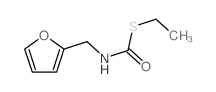 Carbamic acid,furfurylthio-, S-ethyl ester (6CI,7CI,8CI) Structure