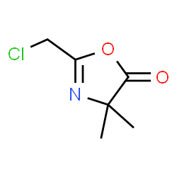 5(4H)-Oxazolone,2-(chloromethyl)-4,4-dimethyl-(9CI) structure