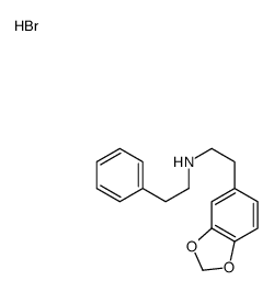 N-[2-(1,3-benzodioxol-5-yl)ethyl]-2-phenylethanamine,hydrobromide Structure
