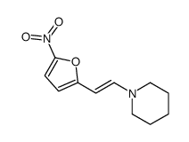 1-[2-(5-nitrofuran-2-yl)ethenyl]piperidine结构式