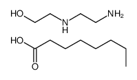 2-(2-aminoethylamino)ethanol,octanoic acid结构式