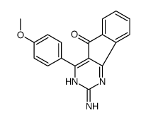 2-AMINO-4-(4-METHOXYPHENYL)-5H-INDENO[1,2-D]PYRIMIDIN-5-ONE picture