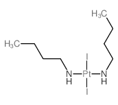 Platinum, bis(1-butanamine)diiodo-, (SP-4-2)-结构式
