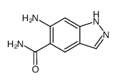 6-amino-5-indazolecarboxamide结构式