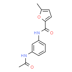 2-Furancarboxamide,N-[3-(acetylamino)phenyl]-5-methyl-(9CI) Structure
