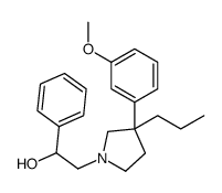3-(3-Methoxyphenyl)-α-phenyl-3-propyl-1-pyrrolidineethanol结构式