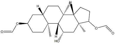 5α-Androstane-3α,11β,17β-triol 3,17-diformate结构式