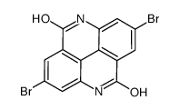 2,7-dibromo-4,9-dihydro-pyrido[2,3,4,5-lmn]phenanthridine-5,10-dione结构式