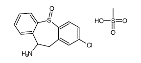 (3-chloro-11-oxo-5,6-dihydrobenzo[b][1]benzothiepin-6-yl)azanium,methanesulfonate Structure