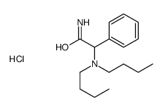 Acetamide, 2-(dibutylamino)-2-phenyl-, hydrochloride Structure