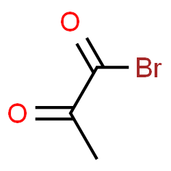 Propanoyl bromide,2-oxo- structure