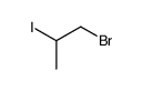 1-bromo-2-iodo-propane Structure