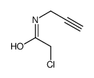 2-chloro-N-prop-2-ynylacetamide Structure