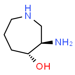 1H-Azepin-4-ol,3-aminohexahydro-,trans-(9CI) Structure