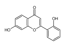 4H-1-Benzopyran-4-one,7-hydroxy-2-(2-hydroxyphenyl)-(9CI) Structure